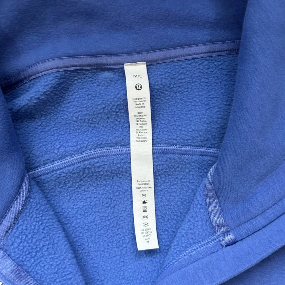 Lululemon Thick Fleece Half Zip M/L - Picture 11 of 14